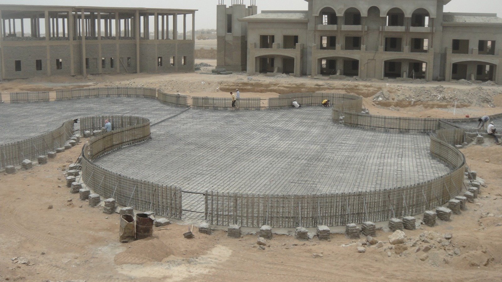 Swimming pool construction